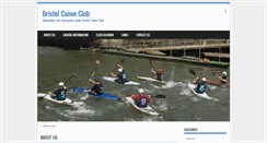 Desktop Screenshot of bristolcanoeclub.org.uk